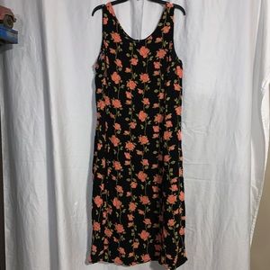 Vintage Floral Midlength Dress